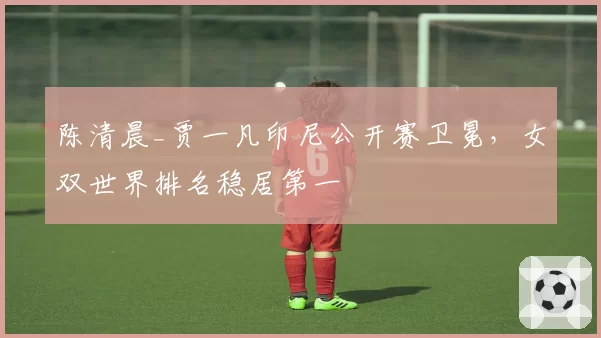 陈清晨_贾一凡印尼公开赛卫冕，女双世界排名稳居第一