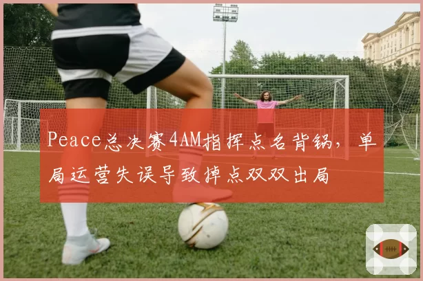 Peace总决赛4AM指挥点名背锅，单局运营失误导致掉点双双出局